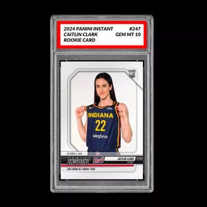 Graded 10 Caitlin Clark All Rookie Team 2024 Panini Instant 247 Wnba Rc Card