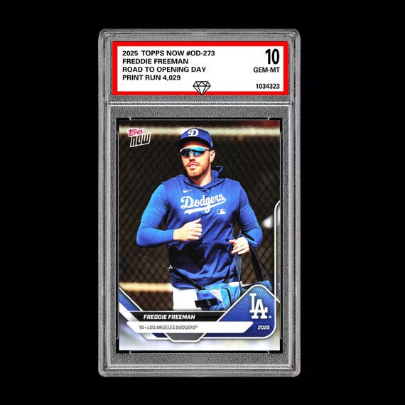 【driade】ドリアデ Freeman フリーマン ガラスワゴン グレード10 フリーディー・フリーマン SP SSP 2025 Topps Now Road to