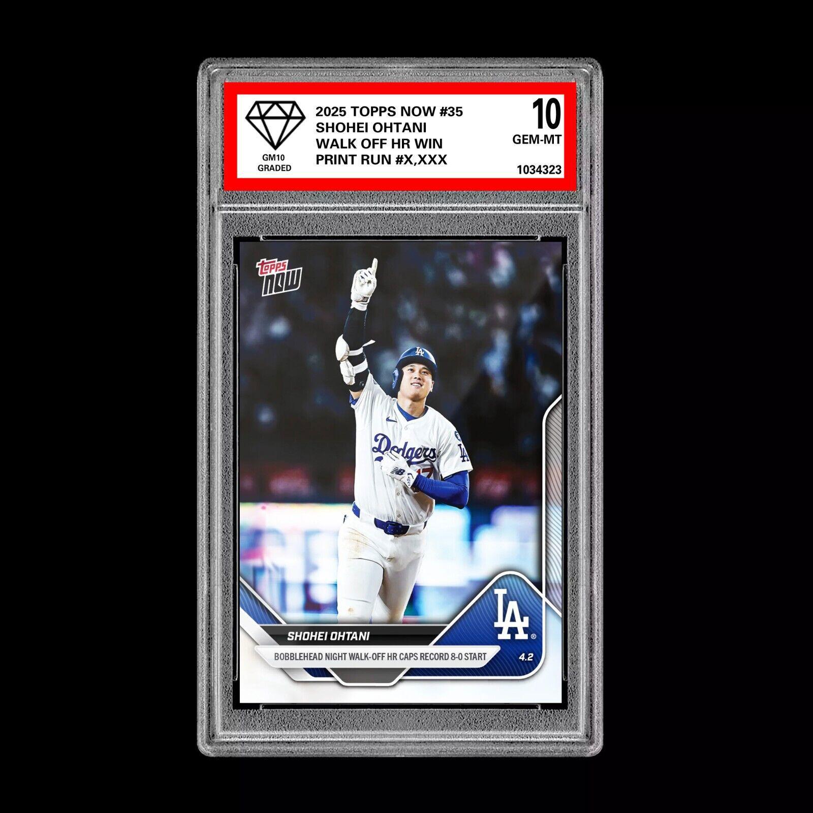 未開封！Shohei Ohtani ミントコレクション 4点セット Graded 10 Shohei Ohtani Walk off Bobblehead 2025 MLB Topps NOW