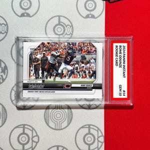 Graded 10 Rome Odunze 14 RC Rookie Card 2024 Panini Instant Bears