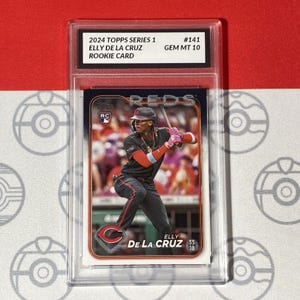Oceniono 10 Elly De La Cruz Rookie Card 2024 Mlb Topps Series 1 141 Reds Rc