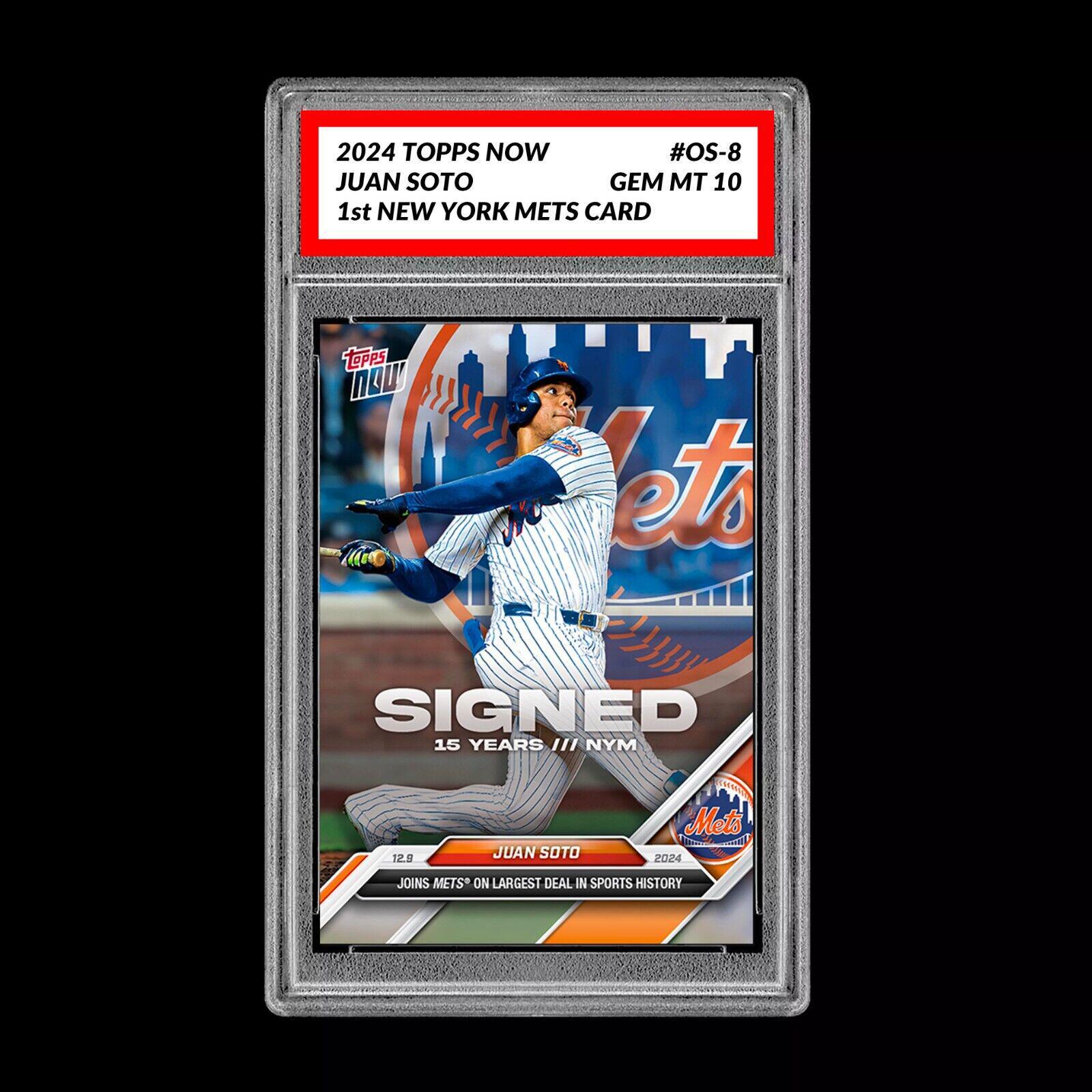 グレード10 フアン・ソト OS-8 2024 MLB Topps NOW ファースト 