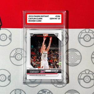 Graded 10 CAITLIN CLARK ROOKIE Card 2024 Panini Instant 186 Fever