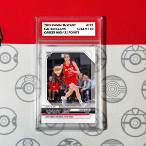 Graded 10 CAITLIN CLARK ROOKIE Card 2024 Panini Instant 191 Fever