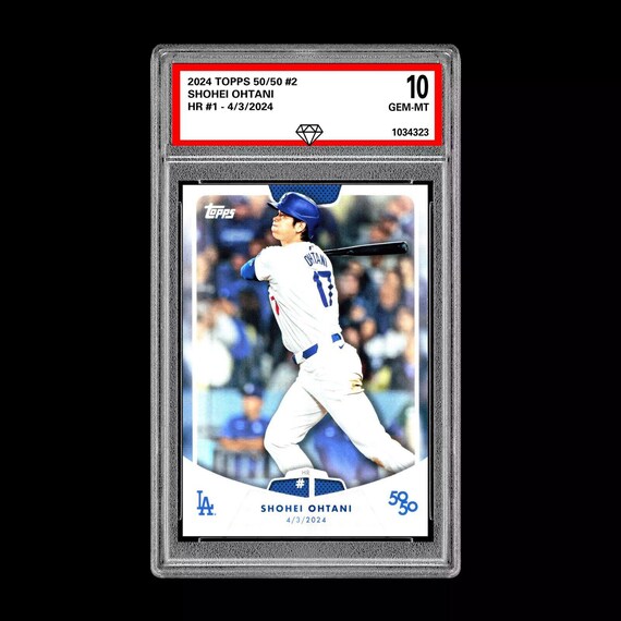 TOPPS 2024 ドジャース 大谷翔平 50/50 50号本塁打 variation SP 写真 
