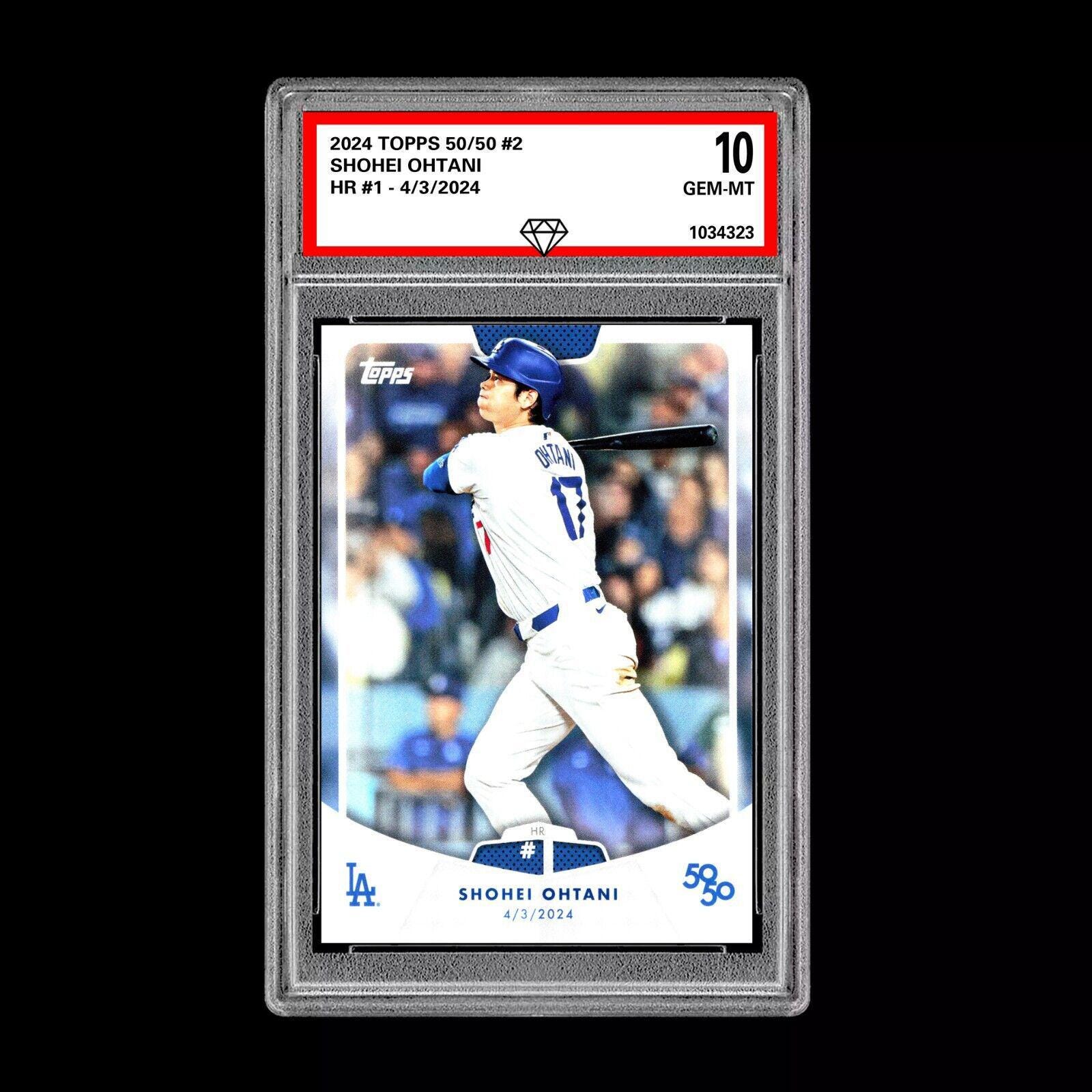 グレード10 大谷翔平 Hr 1 - 2024 Topps 50/50 カード 2 ドジャース 