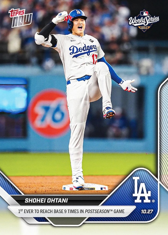 PSA 10 Shohei Ohtani 2025 Topps NOW World Series HISTORY Card 906