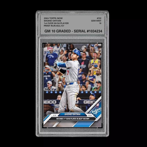記念カード】大谷翔平 topps now 2024 50/50 ＆ 40/40 2枚セット