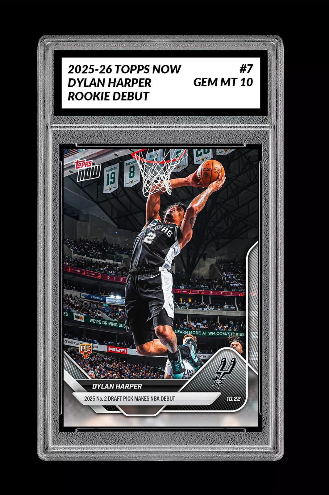Graded 10 Dylan Harper Rookie Rc 2025-26 Topps Now 7 Basketball - Etsy