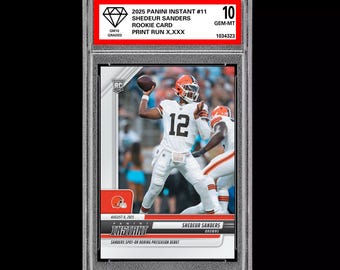Shedeur Sanders, clasificado 10 - Panini Instant 2025 11 RC Rookie Browns