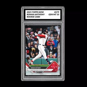 Graded 10 Roman Anthony Call-Up Red Sox Debut 2025 Topps NOW Card 279