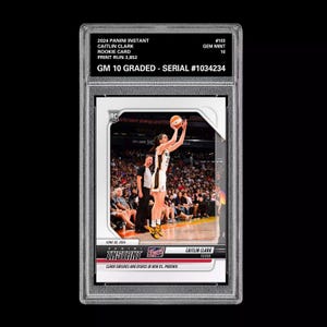 Caitlin Clark Graded 10 103 2024 Panini Instant WNBA RC Rookie Indiana Fever