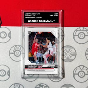 Caitlin Clark Graded 10 Rc Rookie Card 2024 Panini Instant Indiana
