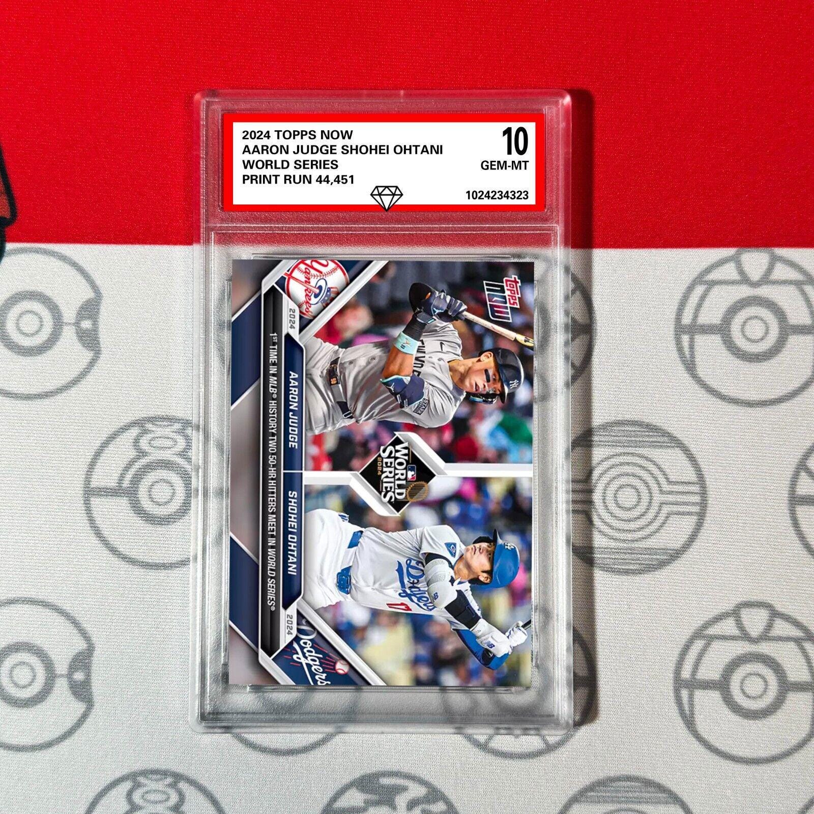 2024 Topps World Series ジャッジ & 大谷翔平PSA10 ② 【公式通販】