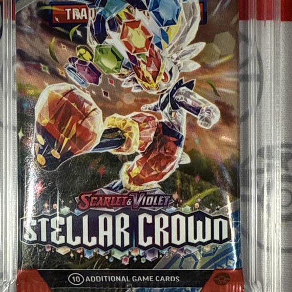 Graded 10 2024 Stellar Crown Sealed Pokemon Booster Pack Cinderace Ex Art  Work - Etsy Australia