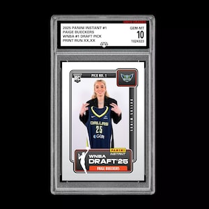 Classificato 10 Paige Bueckers Draft 1a RC Rookie Card 2025 Panini Instant Chicago Sky