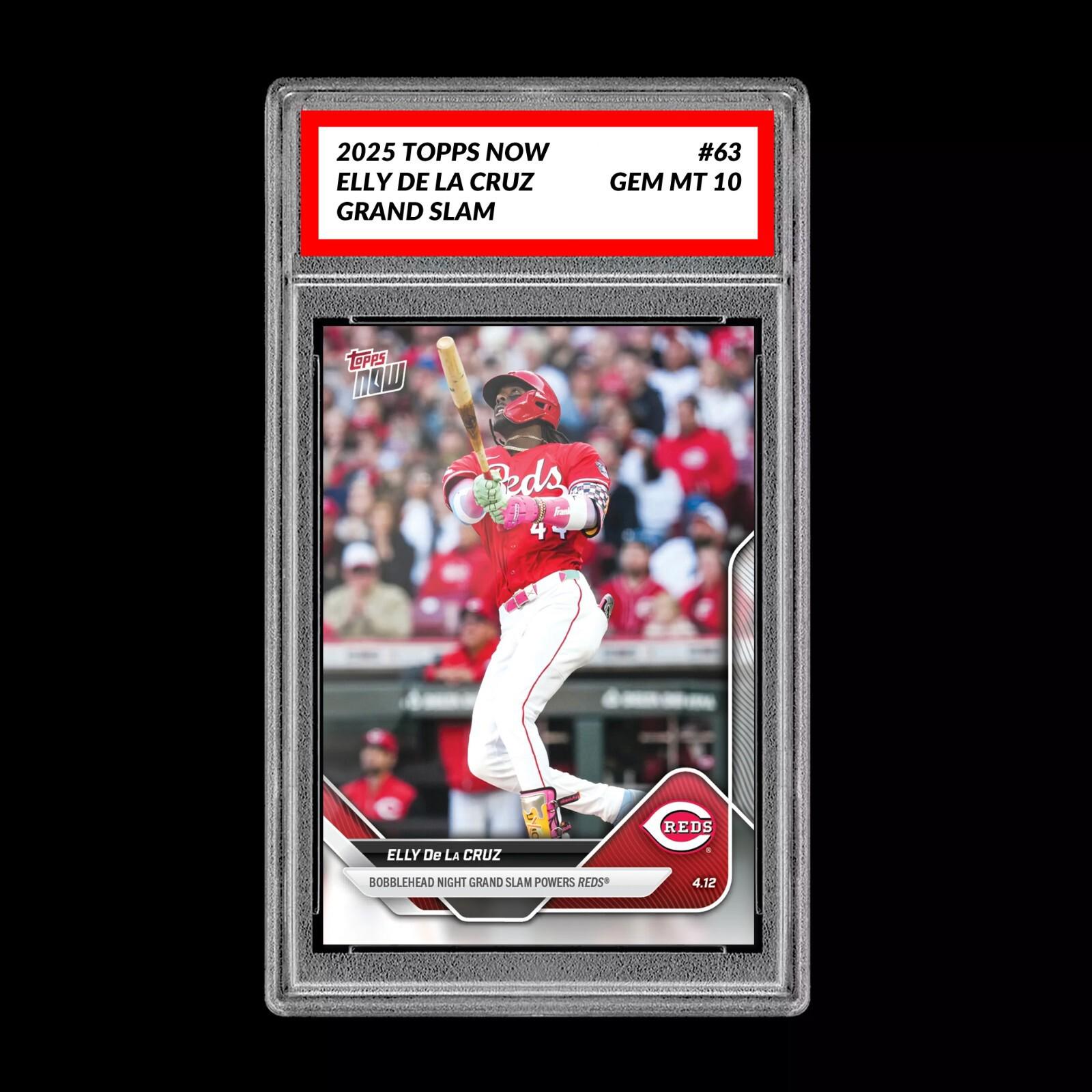 グレード10 エリー・デ・ラ・クルス 2025 Topps NOW カード 63