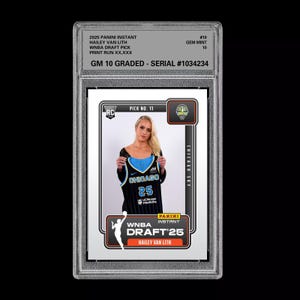 Classificata 10 Hailey Van Lith 2025 Panini Instant Draft 1a carta RC Rookie CHICAGO