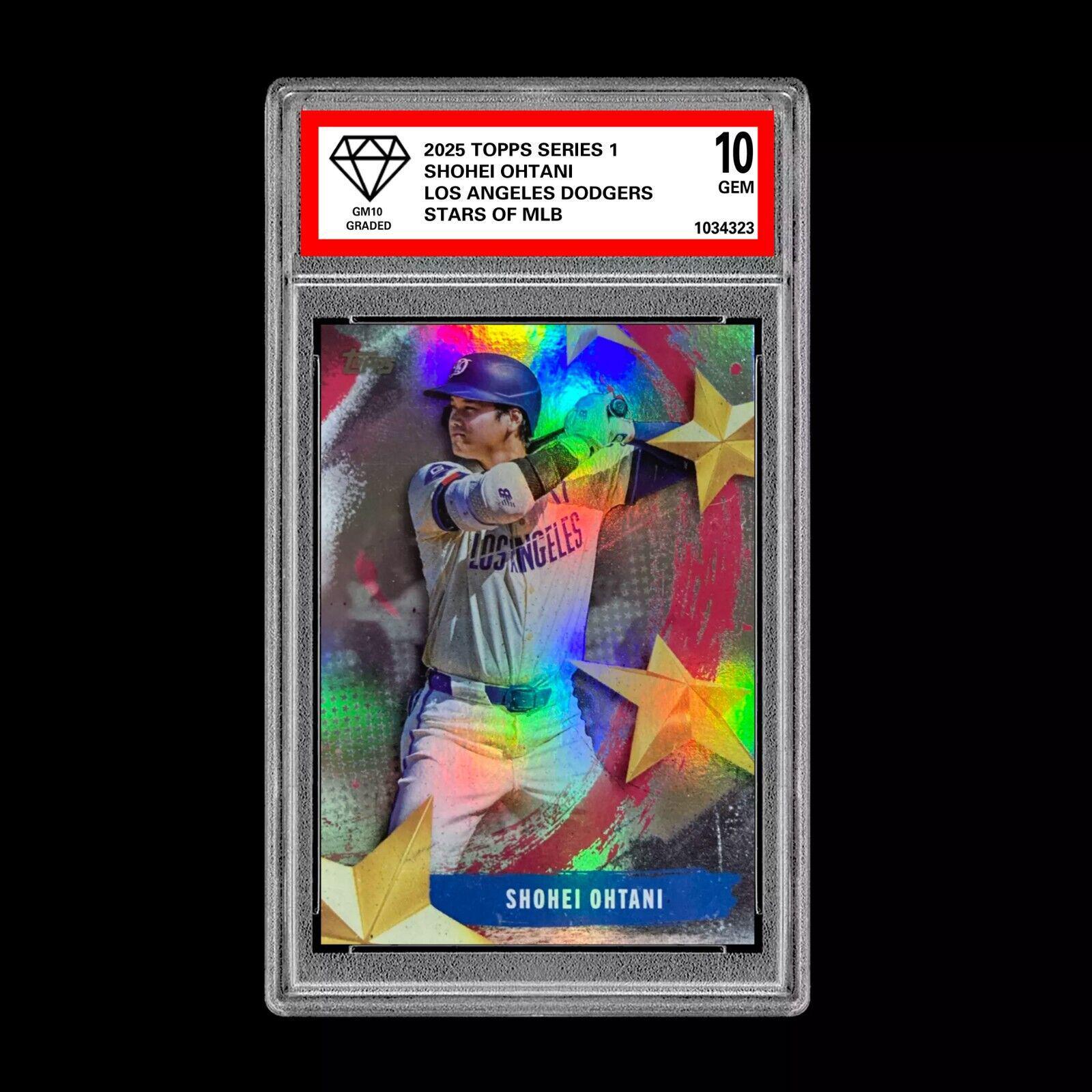 グレード10 大谷翔平 2025 Topps Series 1 Stars of MLB インサート 