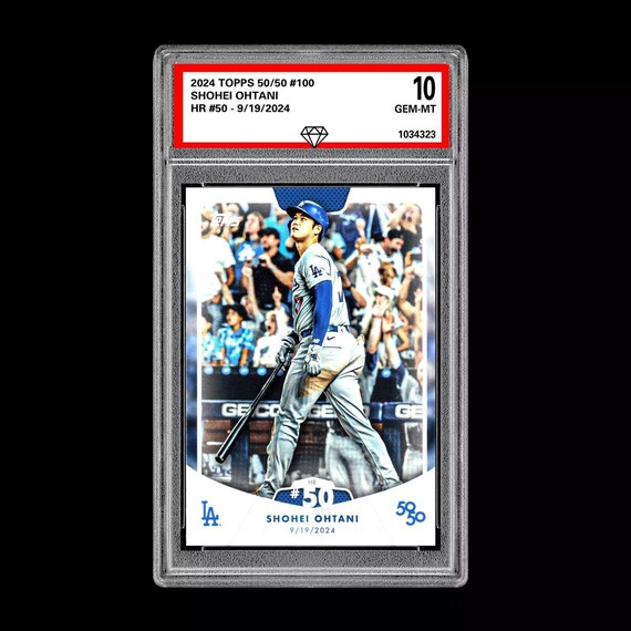 グレード10 大谷翔平 Hr 50 - 2024 Topps 50/50 カード 100 ドジャース 