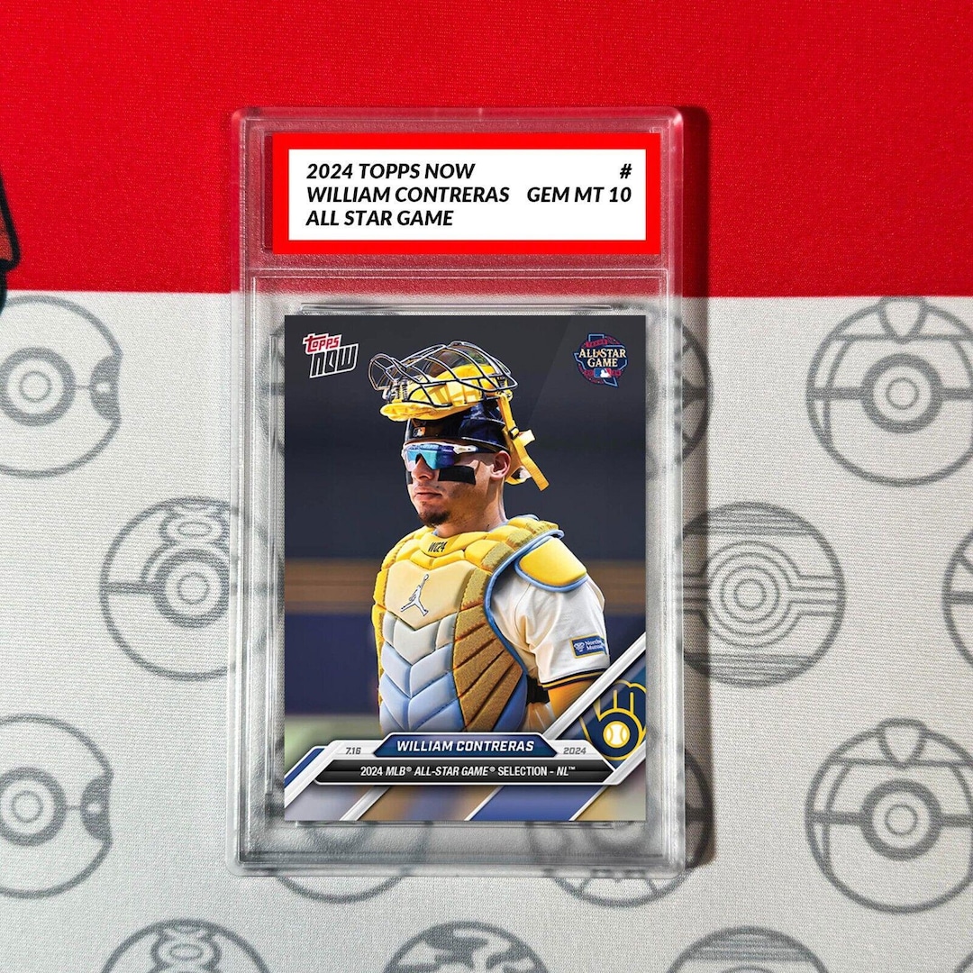 ゲームセンター・ゲームカード WILLIAM CONTRERAS Graded 10 2024 Topps Now WILLIAM CONTRERAS All Star BREWERS - Etsy