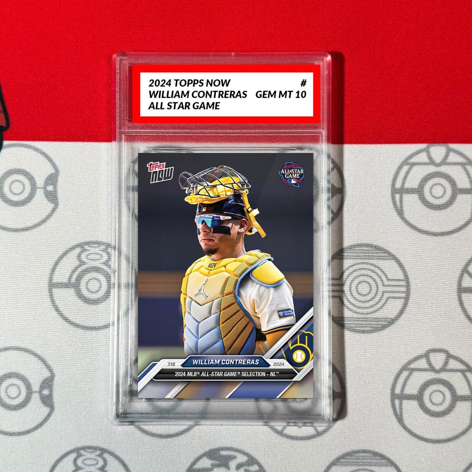 ゲームセンター・ゲームカード WILLIAM CONTRERAS Graded 10 2024 Topps Now WILLIAM CONTRERAS All Star BREWERS - Etsy