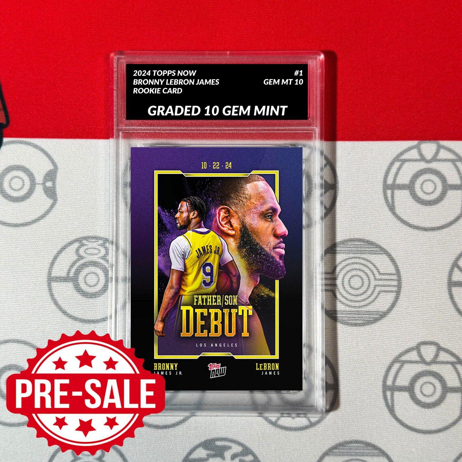 グレード10 レブロン ブロニー ジェームズ ジュニア 2024/25 Topps Now