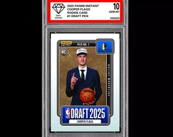 GM10 Graded 10 Cooper Flagg RC Rookie 2025-26 Panini Instant Draft 1