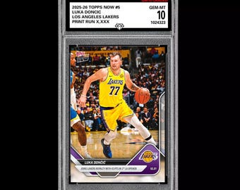 10 Luka Doncic 5 2025-26 Topps nu Basketball Lakers