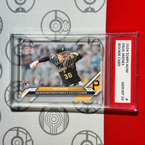 Graded 10 2024 Topps NOW Paul Skenes Rookie Karte 407 Piraten ROK