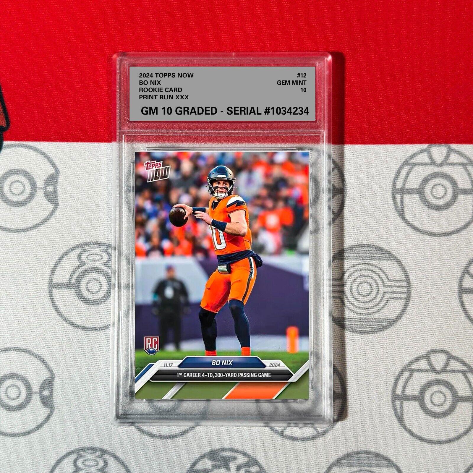 Bo Nix Rookie Card - Etsy