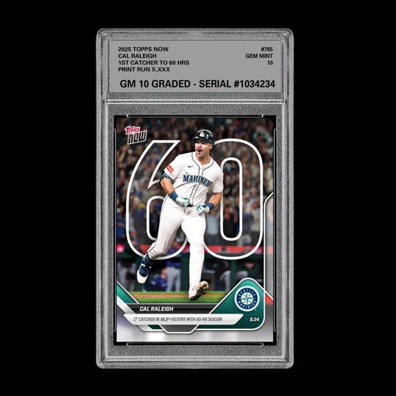 グレード10 カル・ローリー 60本塁打記録 2025 Topps Now 765 シアトル