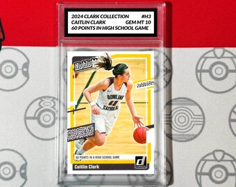 Classificado 10 2024 Donruss Caitlin Clark Rookie Card RC Collection H3 Caitlin Clark