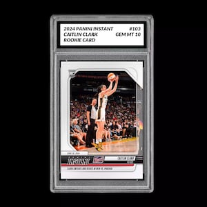 Caitlin Clark Graded 10 103 2024 Panini Instant WNBA RC Rookie Indiana Fever