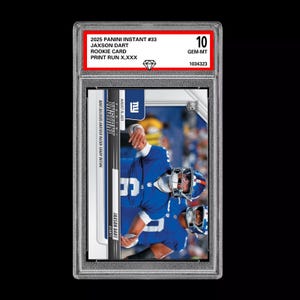 Gm10 Graded 10 Jaxson Dart Rc Rookie Sp 2025 Panini Instant Nfl 33 Presale