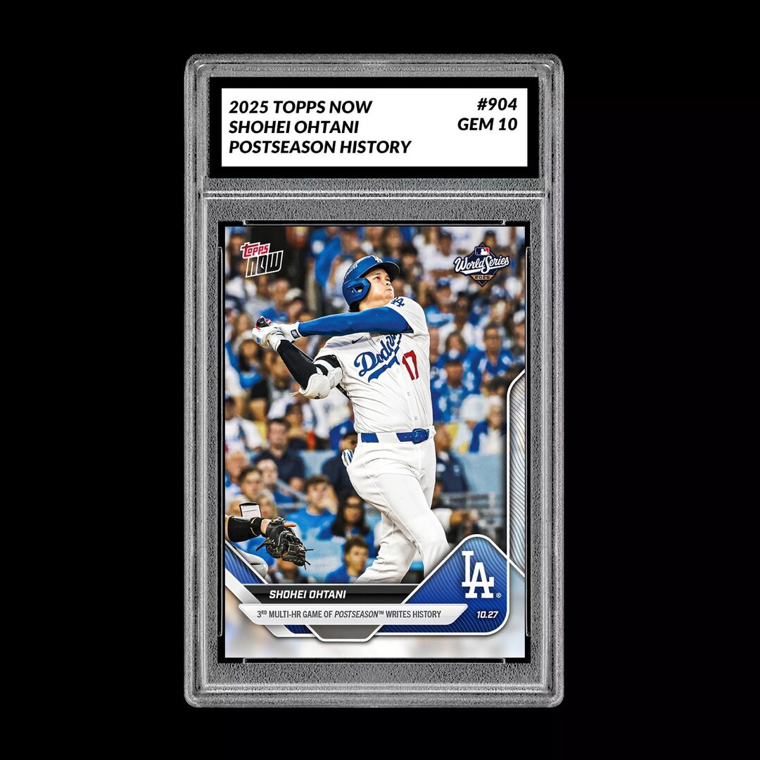 Graded 10 Shohei Ohtani 903 Multi Hr History 2025 Topps Now Mlb
