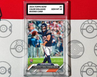 Voto 10 Caleb Williams 2 RC NFL Bears Rookie 2024 Topps Now 1° Draft