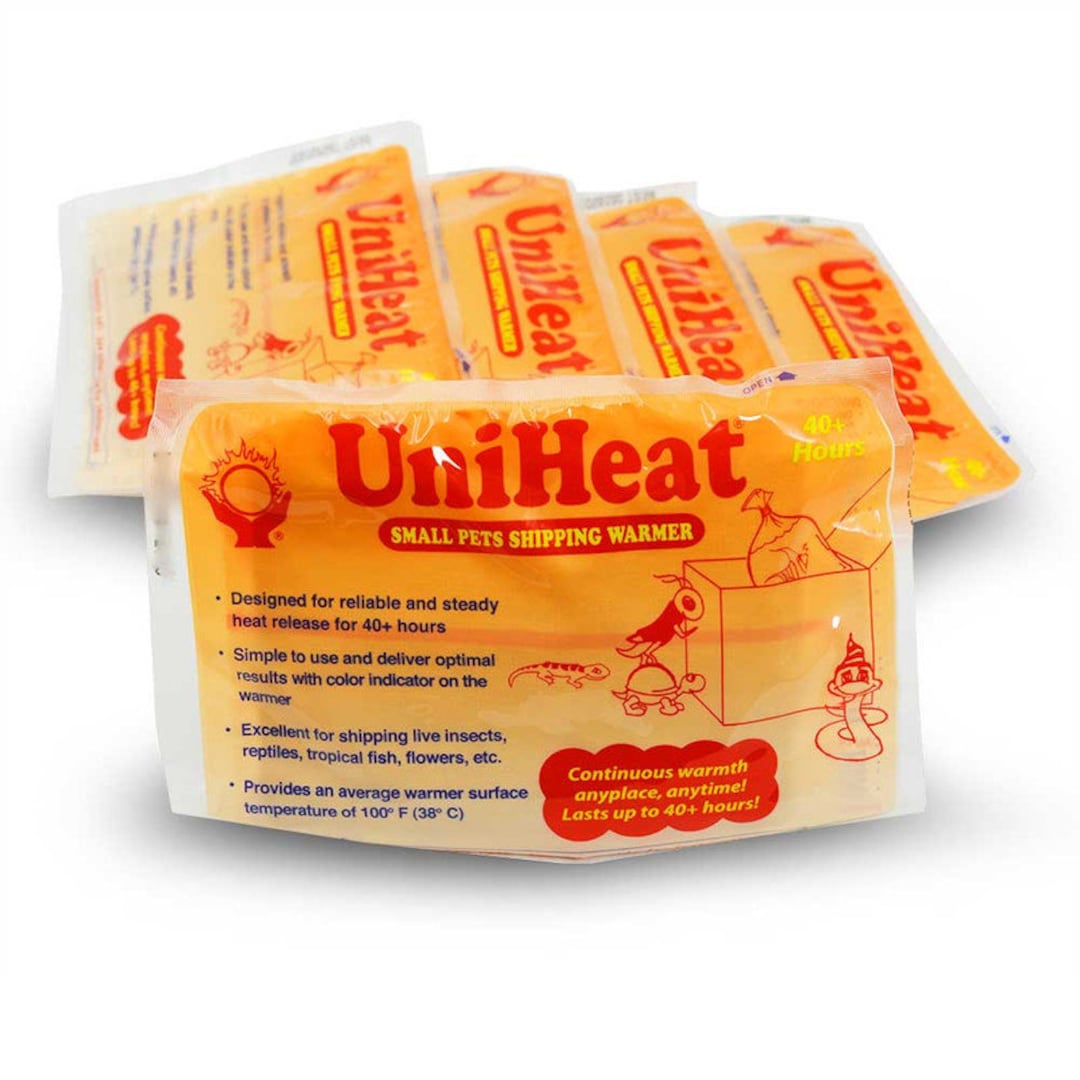 10 Pack 40 Hours Uniheat Heat Pack Shipping Warmer Etsy