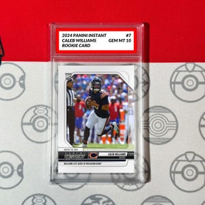Classificato 10 Caleb Williams 7 RC Rookie Card 2024 Panini Instant Chicago