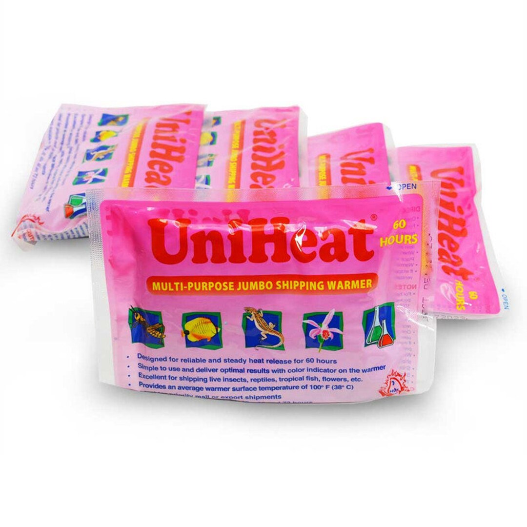 10 Pack 60 Hours Uniheat Heat Pack Shipping Warmer Etsy