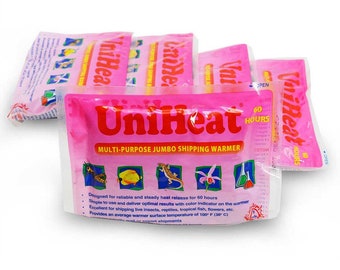 10 Pack (60+ Hours) Uniheat Heat Pack Shipping Warmer - Uniheat