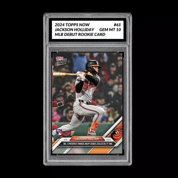 グレード 10 ジャクソン ホリデイ 2024 Topps Now RC 61 1st RBI 