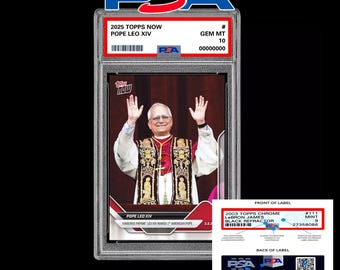 2025TOPPS NOW POPE LEO XIレオ14世ローマ教皇PSA10 2025TOPPS NOW POPE LEO XIレオ14世ローマ教皇PSA10 PSA 10 2025