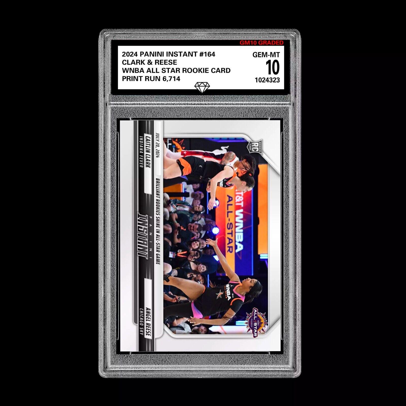 tcc graded cards Caitlin Clark Card 2024 Panini Instant Caitlin Clark All-Star Rookie Card – TCC  Graded Gem Mint 10 Caitlin Clark Figure