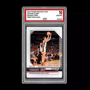 Caitlin Clark Graded 10 103 2024 Panini Instant WNBA RC Rookie Indiana Fever