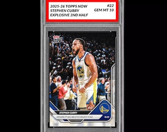 Graded 10 Stephen Curry Card 2025-26 TOPPS NOW 22 Basketball - Etsy