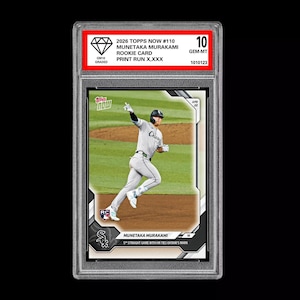 Graded 10 Munetaka Murakami Rookie Karte 110 2026 Topps JETZT White Sox PRESALE Bild 1