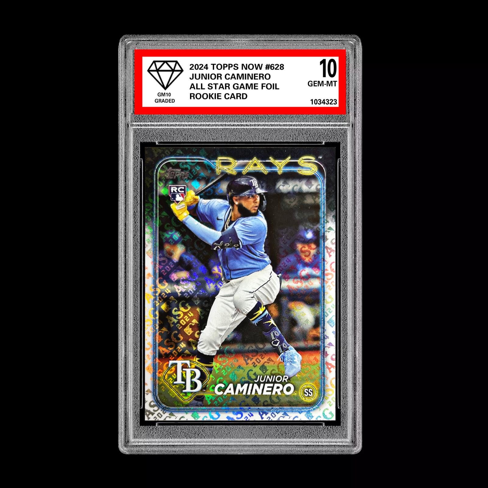 グレード10 ジュニア カミネロ 2024 Topps 628 RC ルーキーカード 