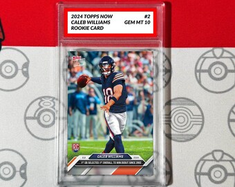 Voto 10 Caleb Williams 2 RC NFL Bears Rookie 2024 Topps Now 1° Draft