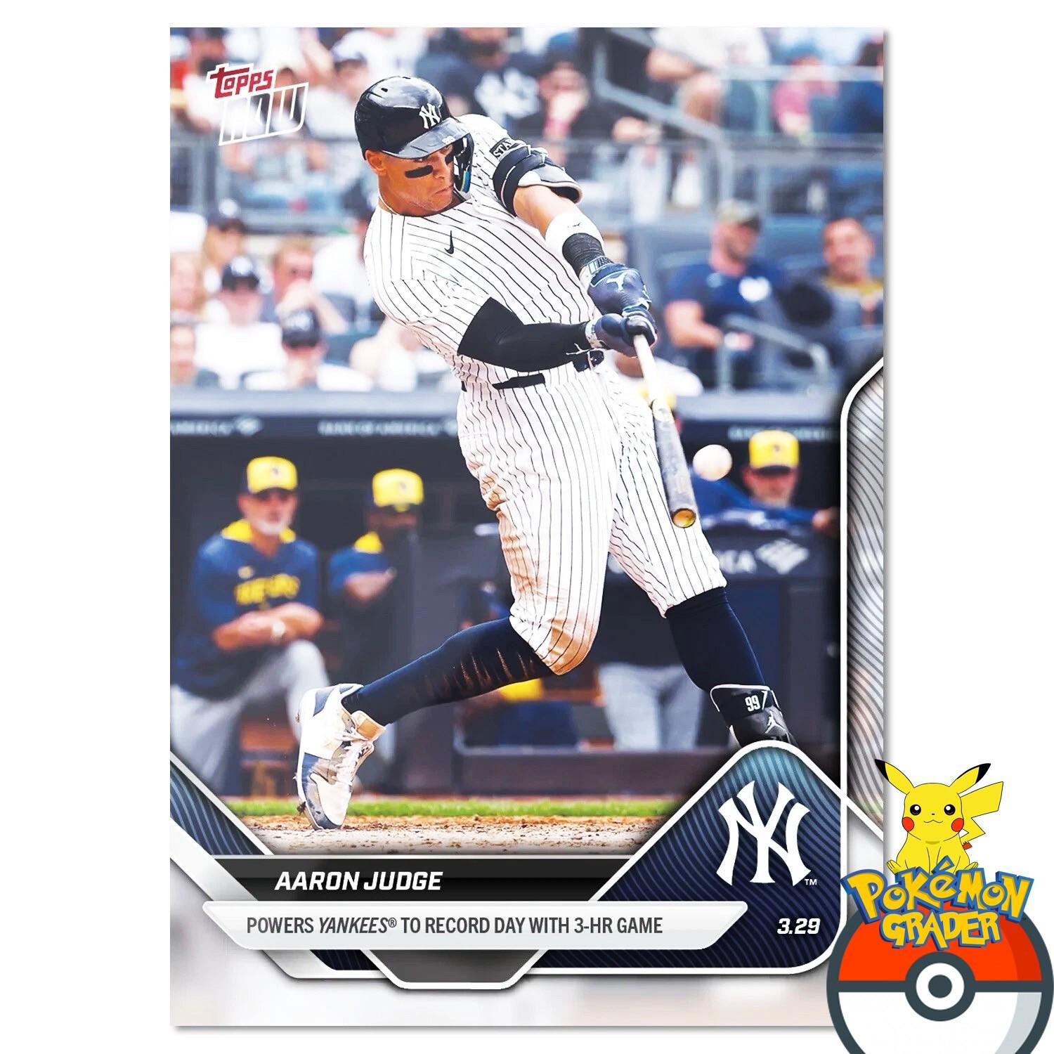 グレード10 アーロン・ジャッジ 18 2025 MLB Topps NOW 3HR ゲーム 